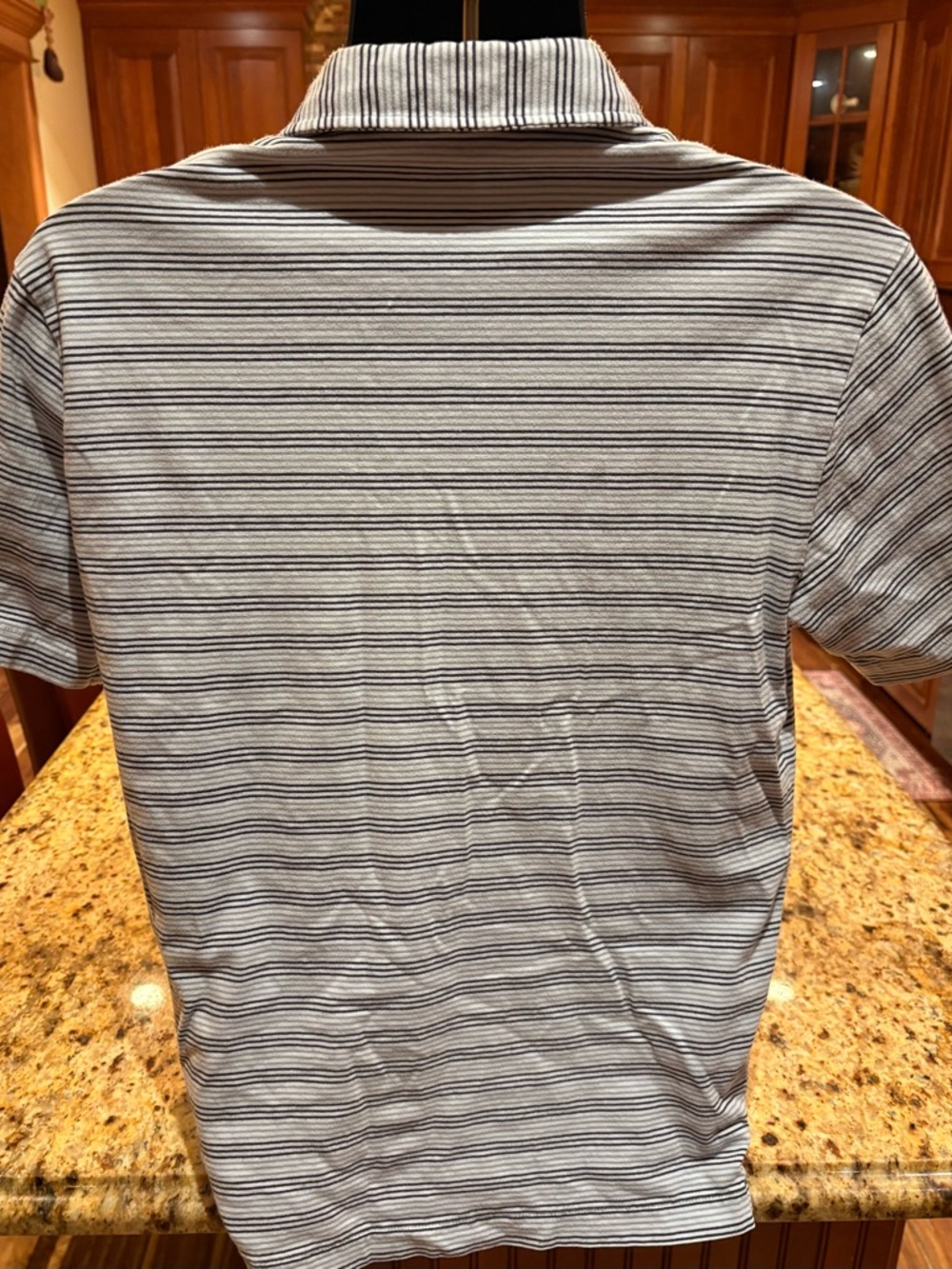 Patagonia Navy and White Horizontal Stripe Polo - Picture 6 of 6